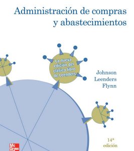 Administración de compras y abastecimientos