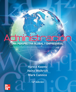 Administración una perspectiva Global y empresarial Koontz