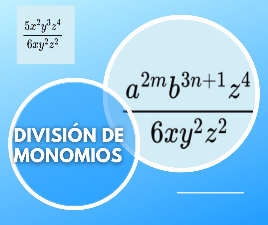 División de monomios