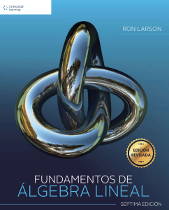 FUNDAMENTOS DE ALGEBRA LINEAL RON LARSON