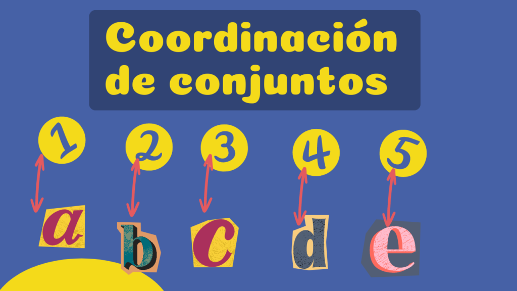 Coordinación de conjuntos